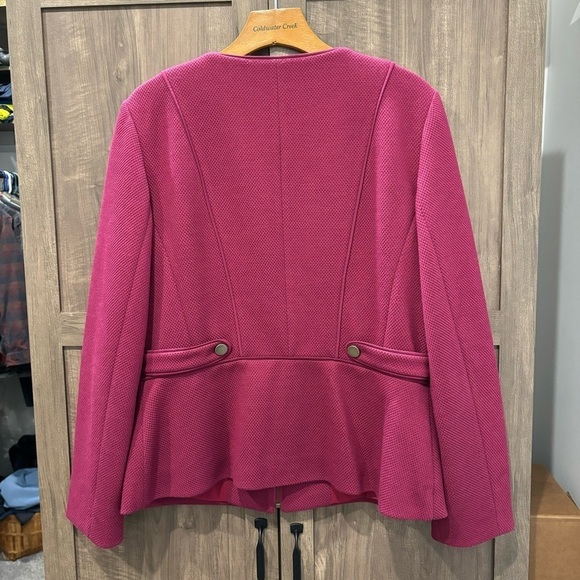 Talbots Blazer Jacket 12 Zip Front Lined - Picture 6 of 9